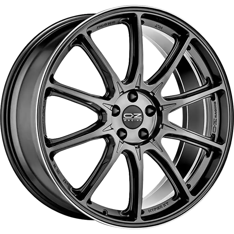 Alu kola OZ HYPER XT HLT 9.5x22 5x120 ET40 Star Graphite Diamond Lip | Wheelsup.cz