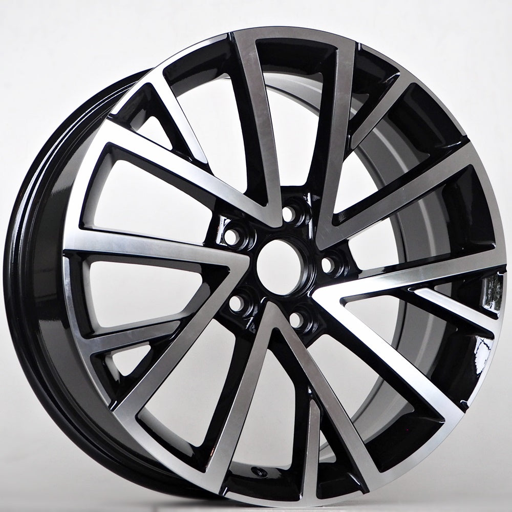 Alu disky pre Volkswagen Misty 7.5x17 5x112 ET51 57.1 Čierna