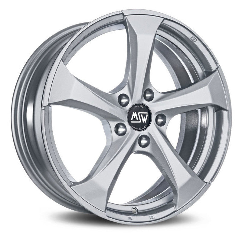 Alu kola MSW 47 8x19 5x112 ET21 66,6 stříbrná | Wheelsup.cz