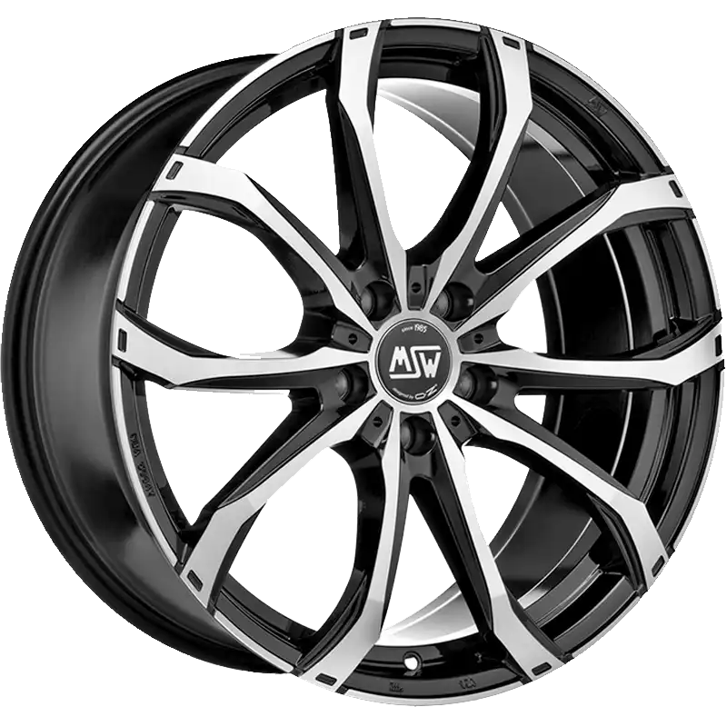 Alu kola MSW 48 VAN 7x17 5x114.3 ET45 Gloss Black Full Polished | Wheelsup.cz