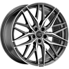Alu disky MSW 50 10x21 5x112 ET44 66.6 Sivá