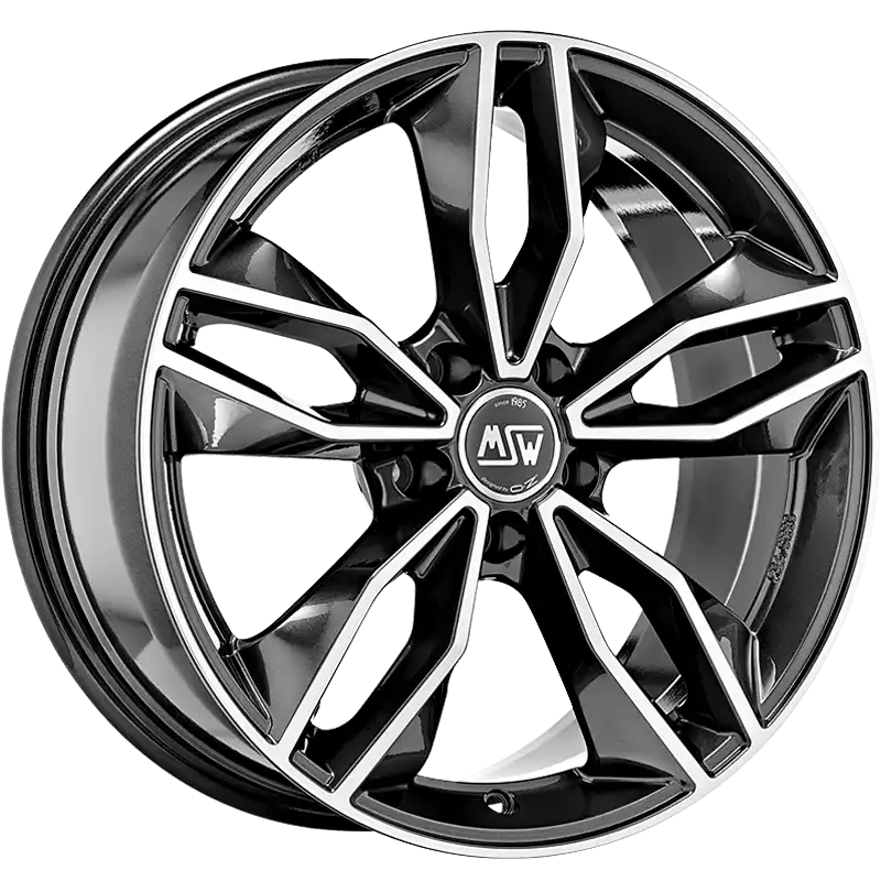 Alu kola MSW 71 7.5x17 5x112 ET50 Gloss Dark Grey Full Polished | Wheelsup.cz
