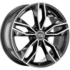 Alu kola MSW 71 8.5x19 5x112 ET50 Gloss Dark Grey Full Polished