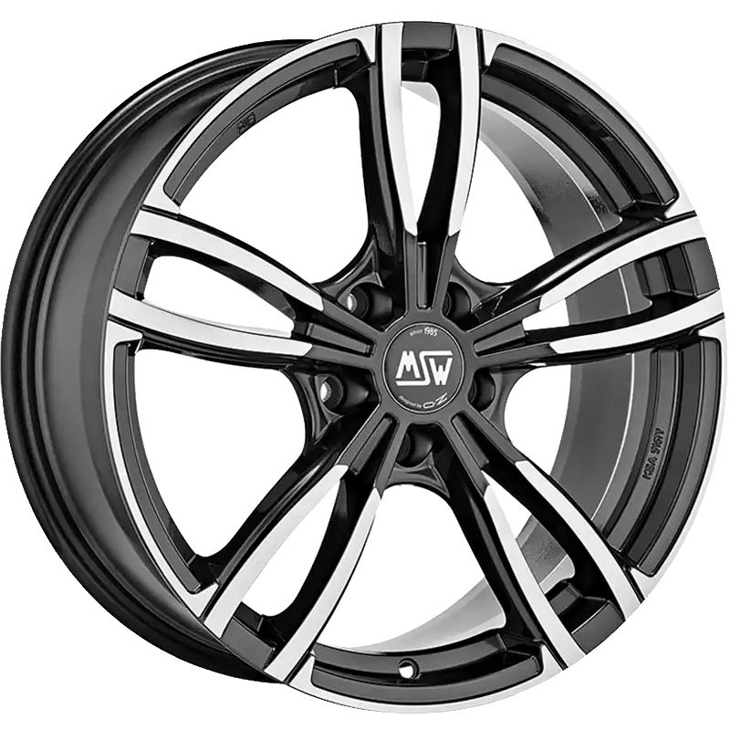Alu kola MSW 73 8x18 5x120 ET45 Gloss Dark Grey Full Polished | Wheelsup.cz