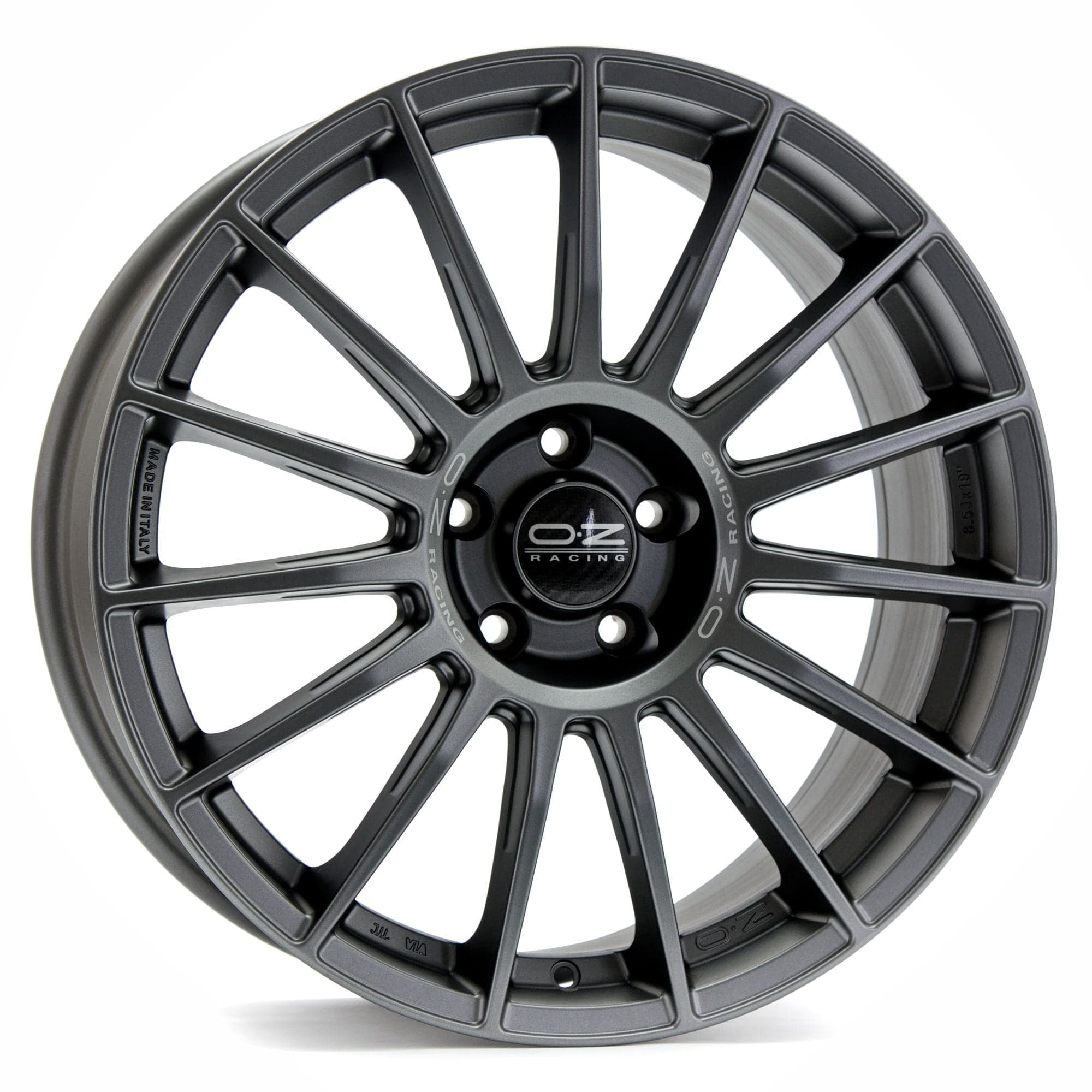OZ SUPERTURISMO LM 7,5x18 5x114,3 ET48 75 Matt Graph. + Sil. Letter. - Wheelsup.sk