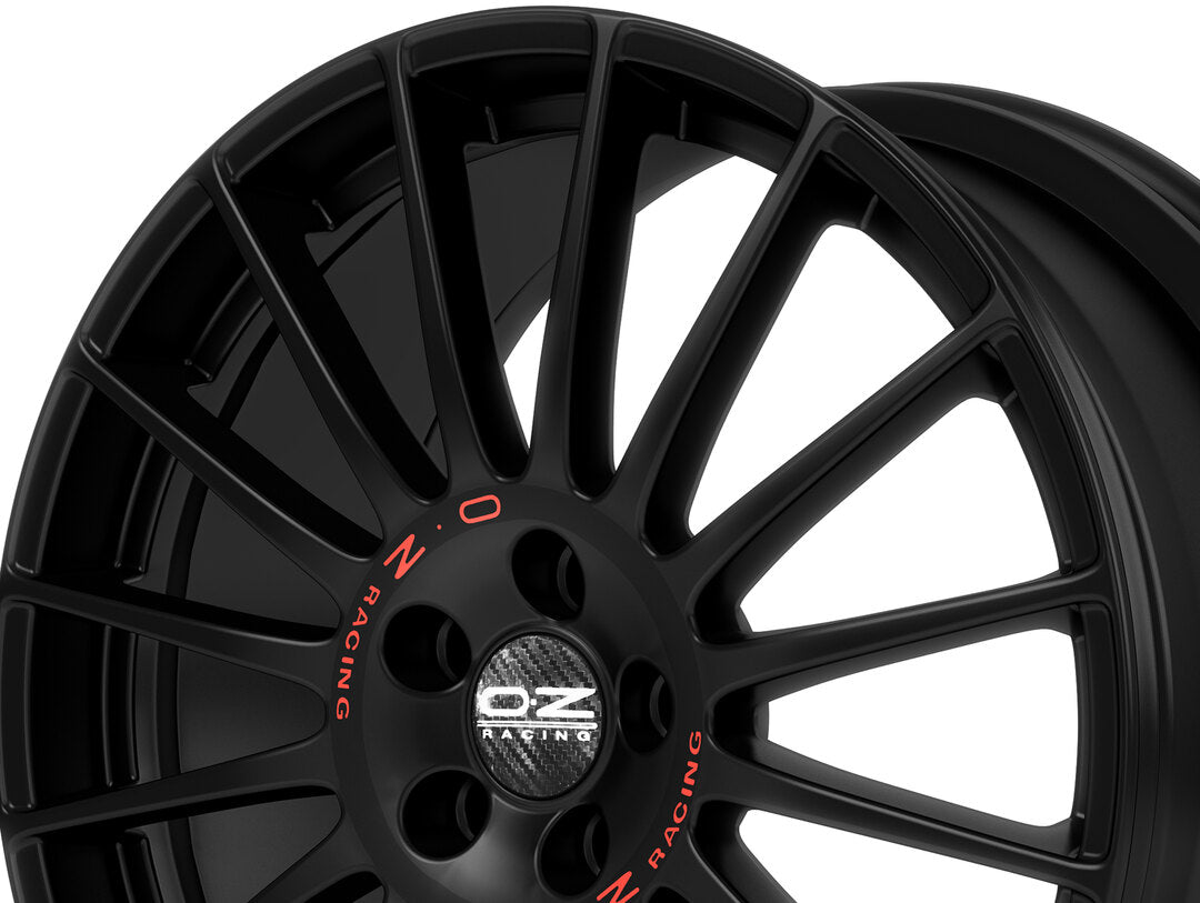 Alu kola OZ SUPERTURISMO GT 6.5x15 4x108 ET18 Matt Black Red Lettering | Wheelsup.cz