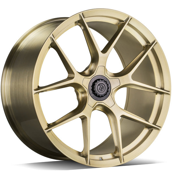 Alu disky Seventy9 MF.8 11.5x22 5x130 ET58 71.56 Zlatá