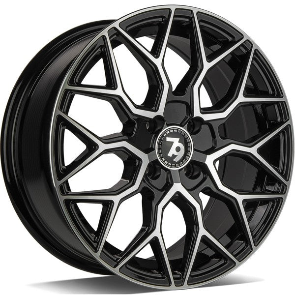 Alu kola seventy9 SV-K 8.5x19 5x120 ET35 72.6 Černá