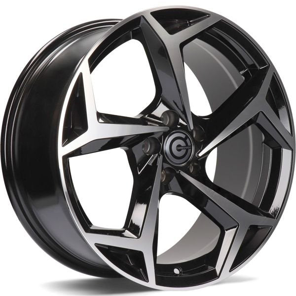 Alu kola Carbonado Tropico 6.5x16 5x100 ET38 57.1 Black Front Polished | Wheelsup.cz