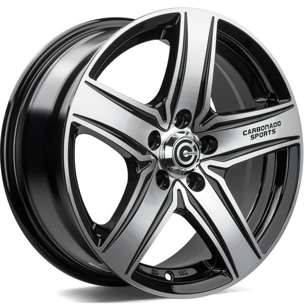 Alu kola Carbonado GTR Sports 1 7x16 5x118 ET40 71.1 Black Front Polished | Wheelsup.cz
