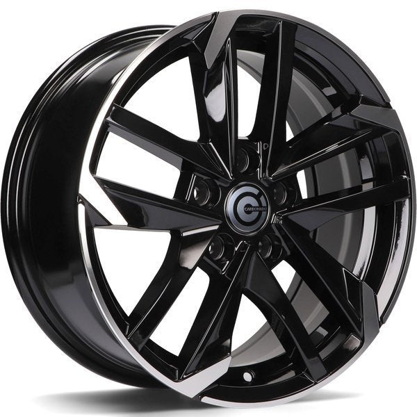 Alu kola Carbonado Rennes 7.5x17 5x108 ET45 65.1 Black Front Polished | Wheelsup.cz