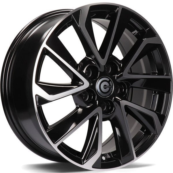 Alu kola Carbonado Dynasty 7x17 5x114.3 ET40 73.1 Black Front Polished | Wheelsup.cz