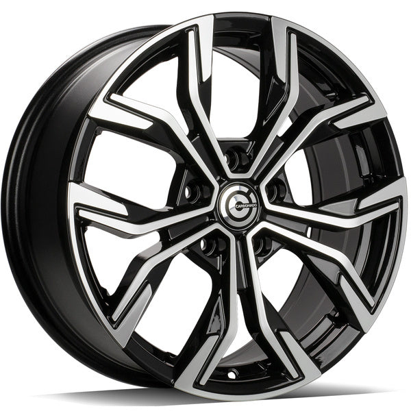 Alu kola Carbonado Price 7x17 5x114.3 ET40 73.1 Black Front Polished | Wheelsup.cz