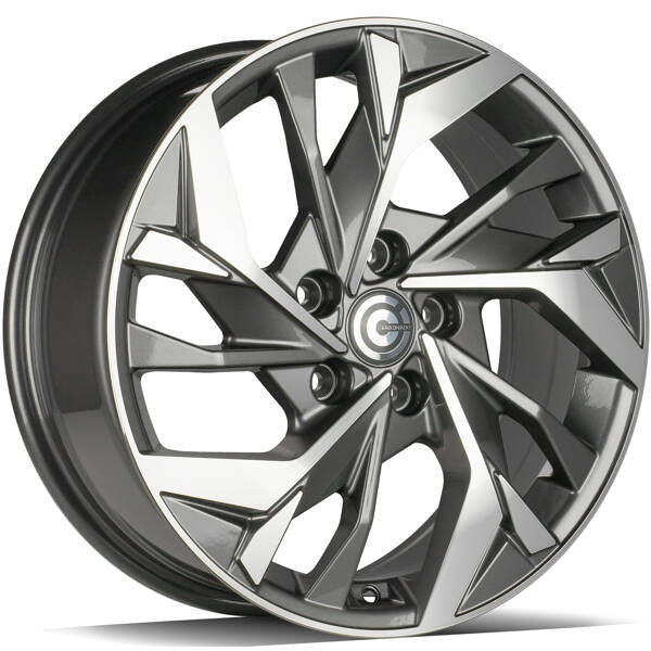 Alu kola Carbonado Sonic 7x17 5x114.3 ET40 73.1 Anthracite Front Polished | Wheelsup.cz