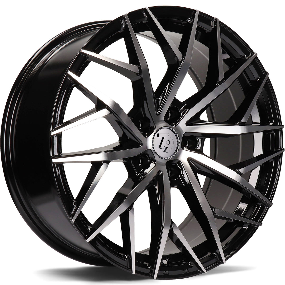 Alu kola seventy9 SV-C 8x18 5x108 ET42 67.1 Black Front Polished | Wheelsup.cz