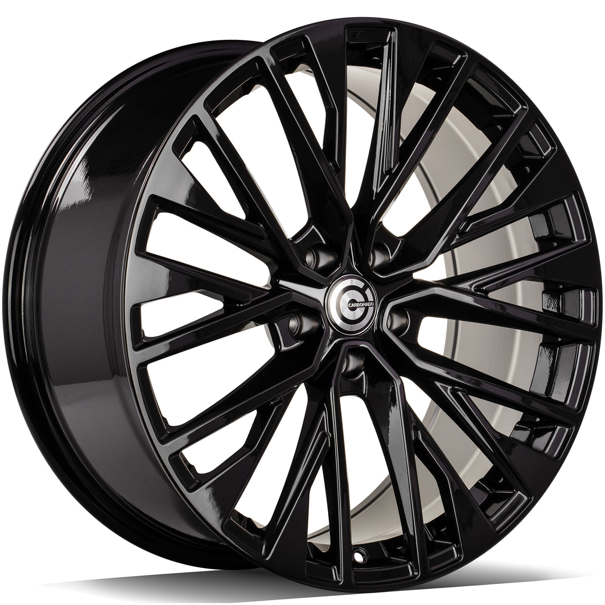 Alu kola Carbonado LOOP 8x18 5x112 ET45 66.45 Black Glossy | Wheelsup.cz