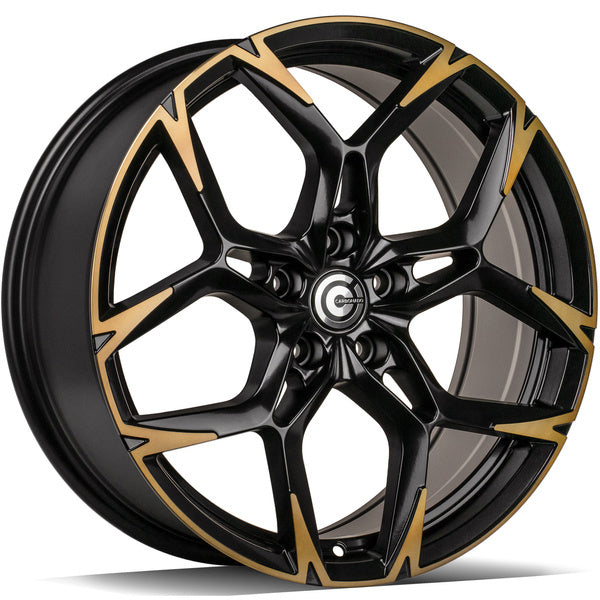 Alu kola Carbonado Monster 8x18 5x112 ET40 57.1 Black Half Matt with Cooper Front | Wheelsup.cz