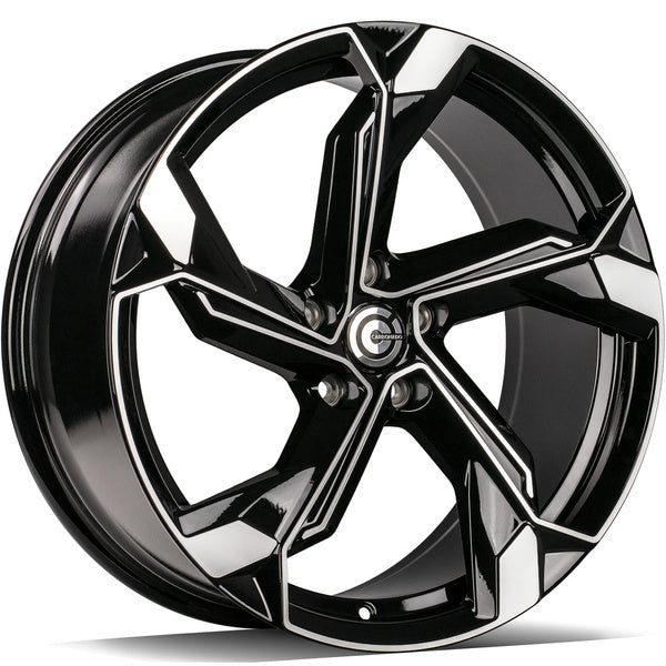 Alu kola Carbonado Superstar 8x18 5x112 ET35 66.45 Black Front Polished | Wheelsup.cz