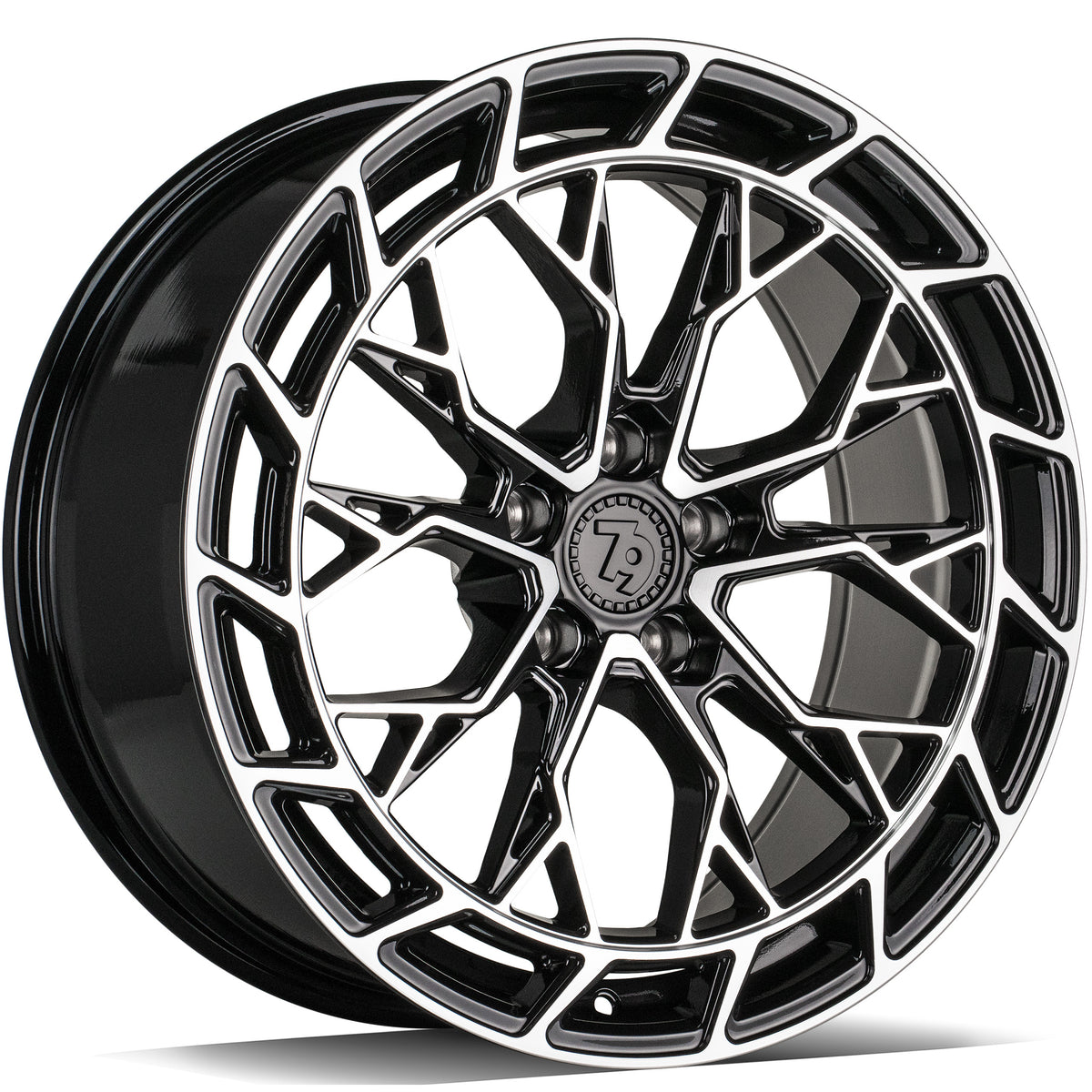 Alu kola seventy9 SCF-Z 8x18 5x114.3 ET40 73.1 Black Front Polished | Wheelsup.cz