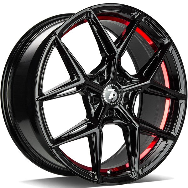 Alu kola seventy9 SCF-B 9x18 5x120 ET35 72.6 Černá