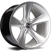 Alu disky Carbonado Concave 8.5x18 5x120 ET20 74.1 Strieborná