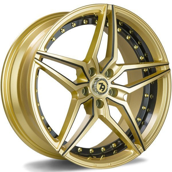 Alu kola seventy9 SV-AR 9.5x19 5x120 ET35 74.1 Zlatá