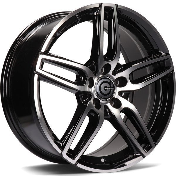 Alu kola Carbonado Way 8x18 5x112 ET45 66.5 Černá