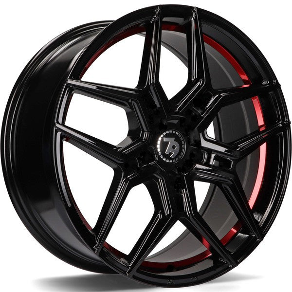 Alu kola seventy9 SV-B 10x20 5x120 ET40 74.1 Černá