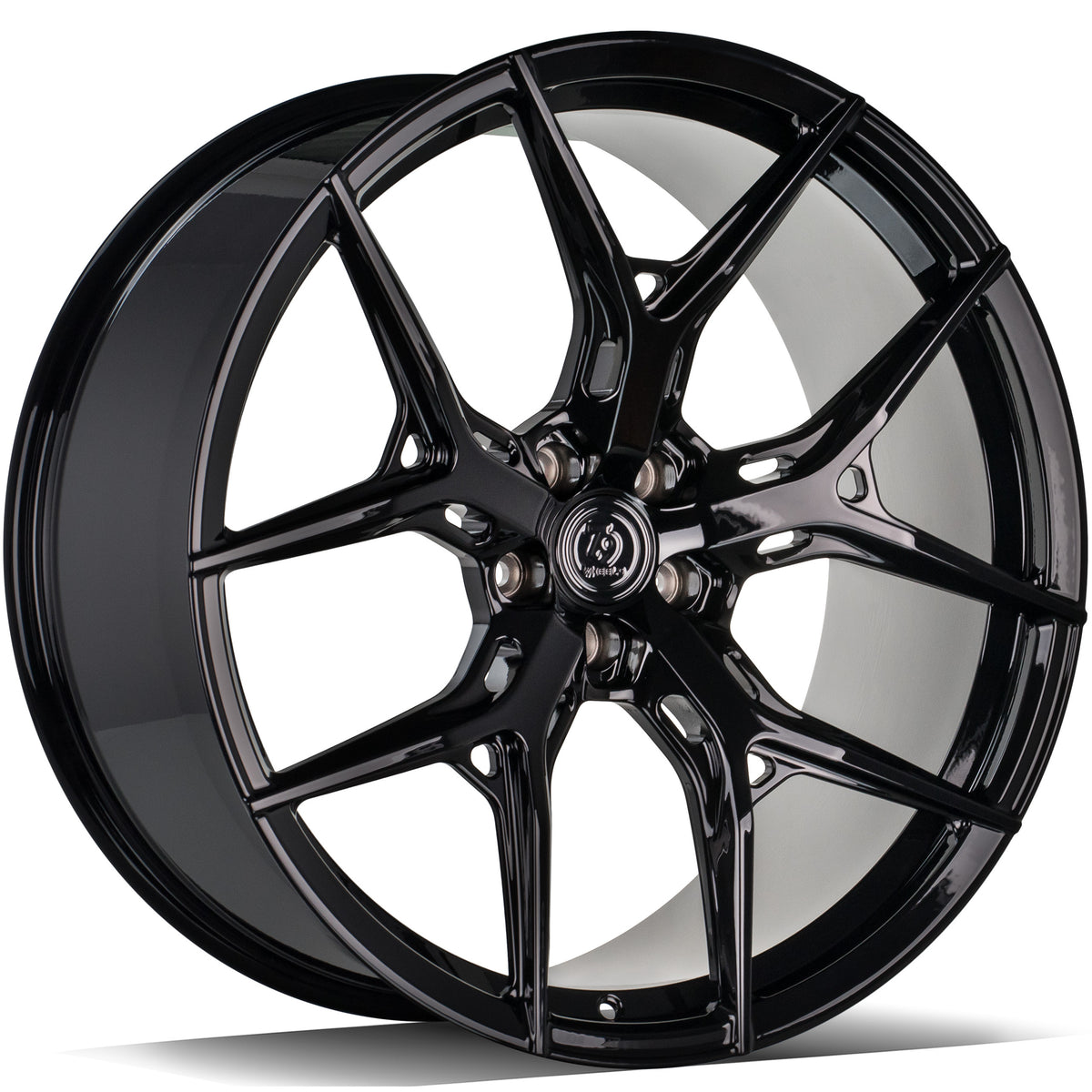 Alu kola seventy9 MF.4 10x22 5x112 ET20 66.6 Black Glossy | Wheelsup.cz