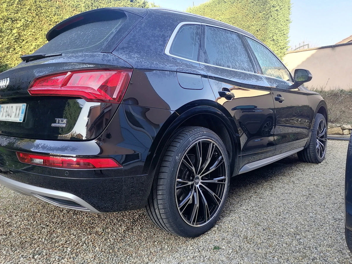Alu kola pro Audi H5060 8.5x19 5x112 ET32 66.6 Black & Polished Lip – na voze 2