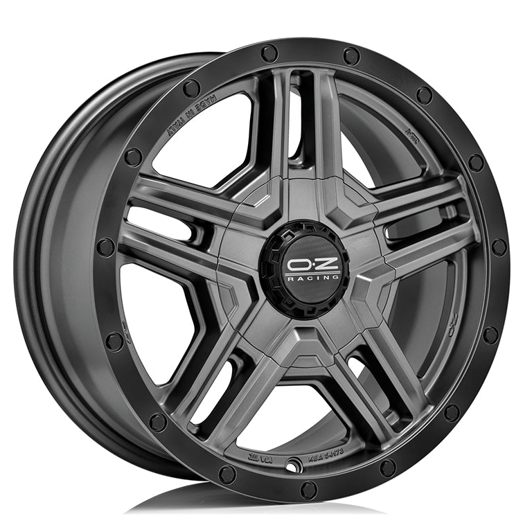 Alu kola OZ RALLY ADVENTURE 8x17 6x139.7 ET25 Matt Graphite / Black Lip | Wheelsup.cz