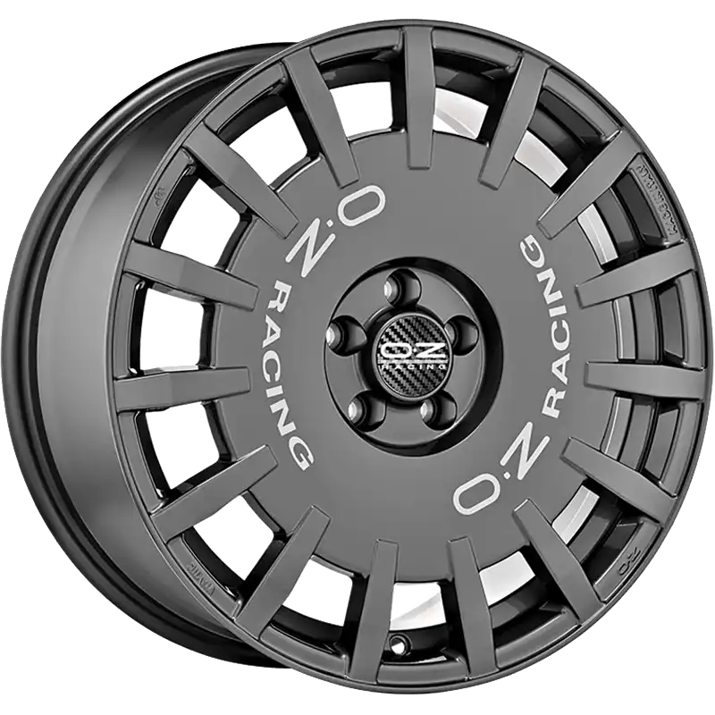 Alu kola OZ RALLY RACING 8x17 5x108 ET45 Dark Graphite Silver Lettering | Wheelsup.cz