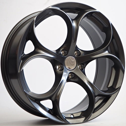Alu kola Racing Line Rolo 8,5x20 5x110 ET31 65,1 Gun Metal | Wheelsup.cz