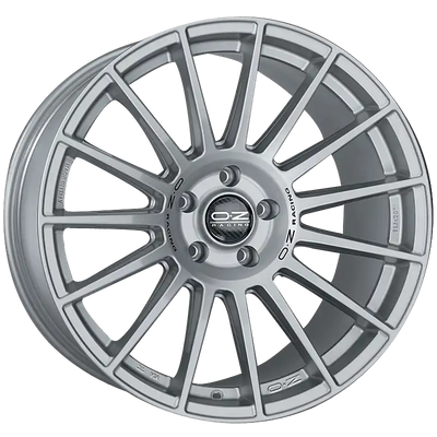 Alu kola OZ SUPERTURISMO DAKAR 8.5x20 5x120 ET32 Matt Race Silver Black Lettering | Wheelsup.cz