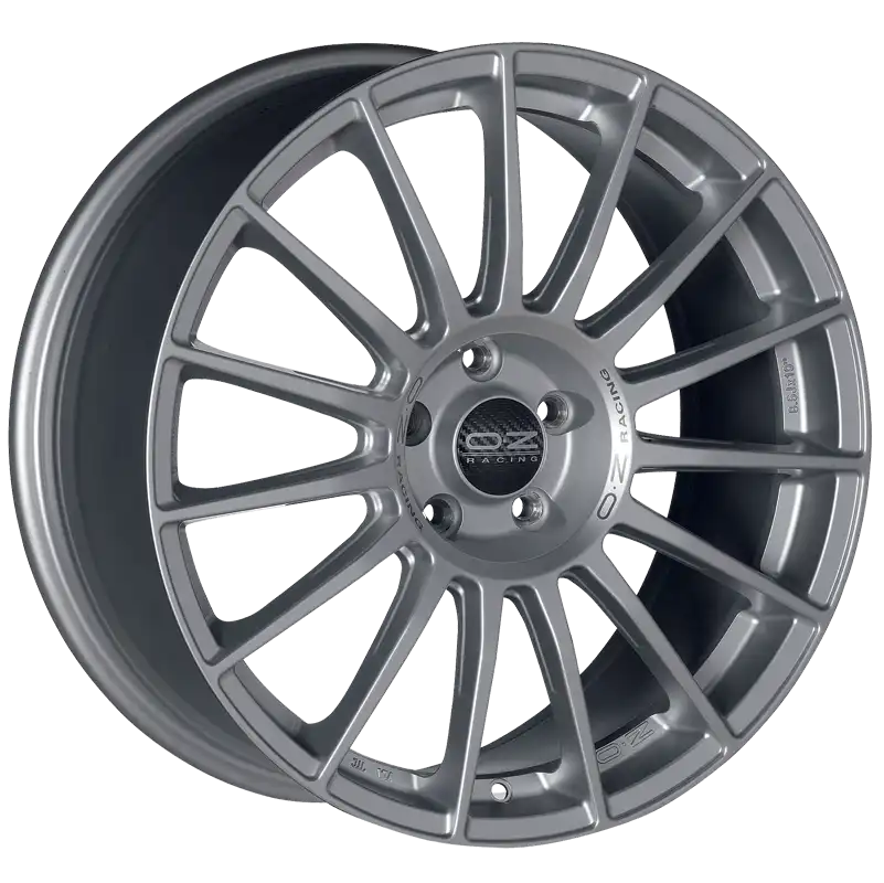 Alu kola OZ SUPERTURISMO LM 8.5x19 5x112 ET38 Matt Race Silver Black Lettering | Wheelsup.cz