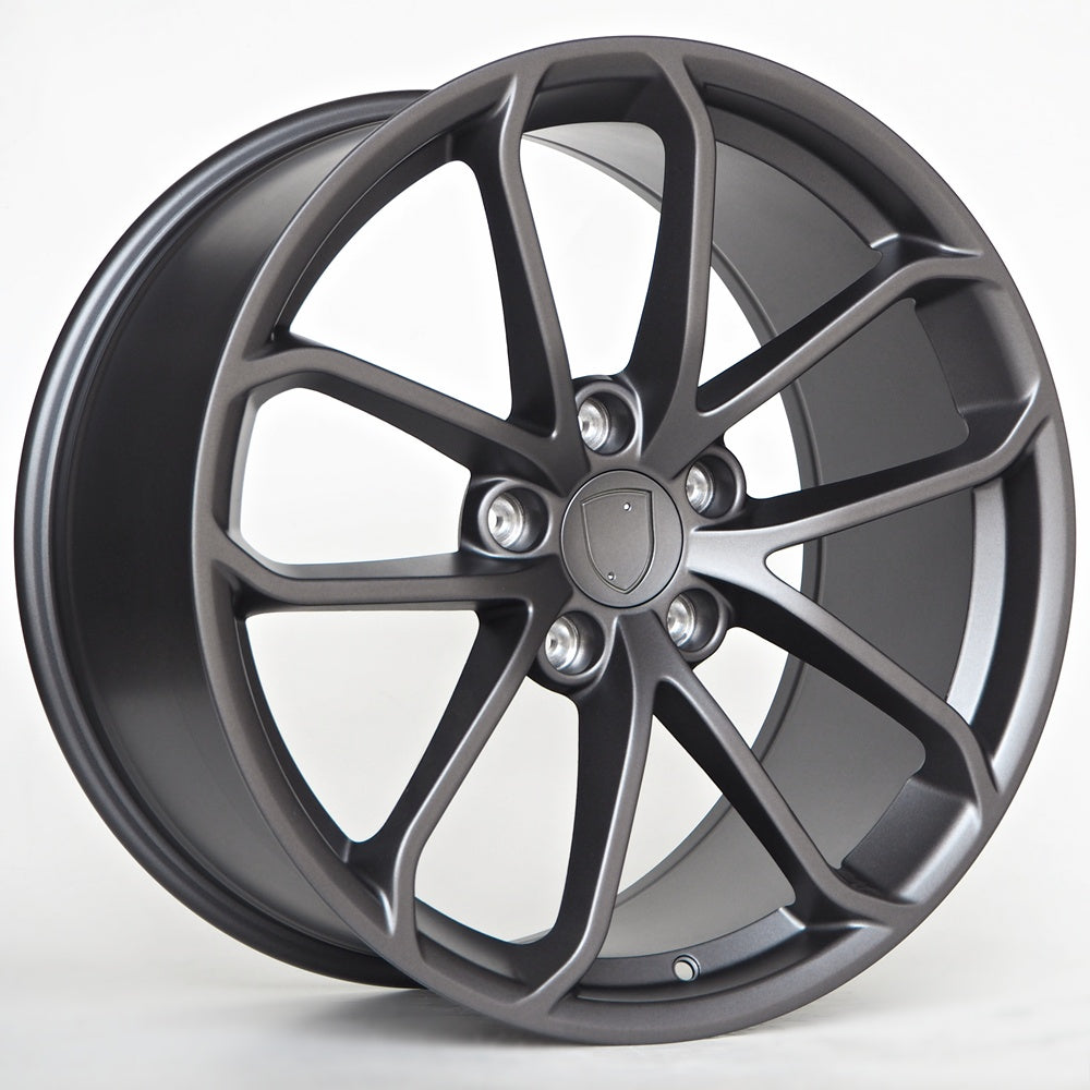Alu kola pro Porsche Tosca 8,5x20 5x130 ET50 71,56 Matt GM | Wheelsup.cz