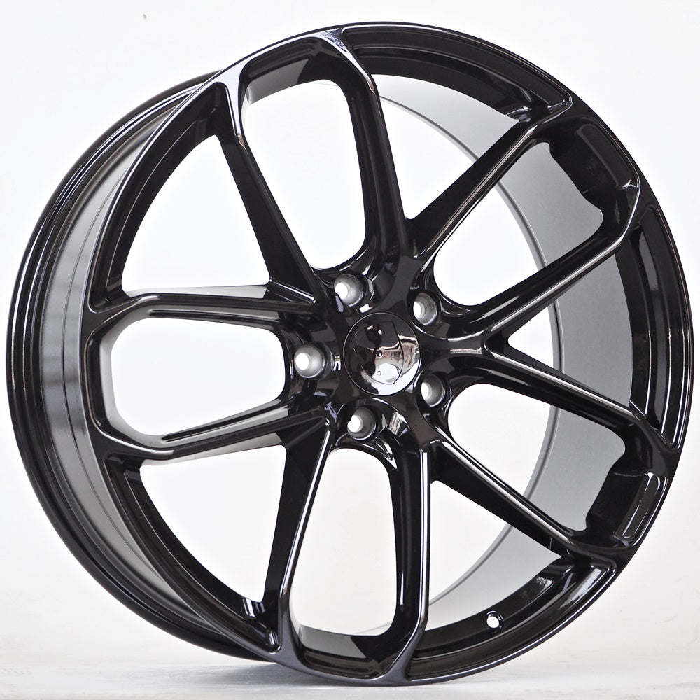 Alu disky pre Porsche Tosca 9.5x22 5x130 ET45 71.6 Čierna