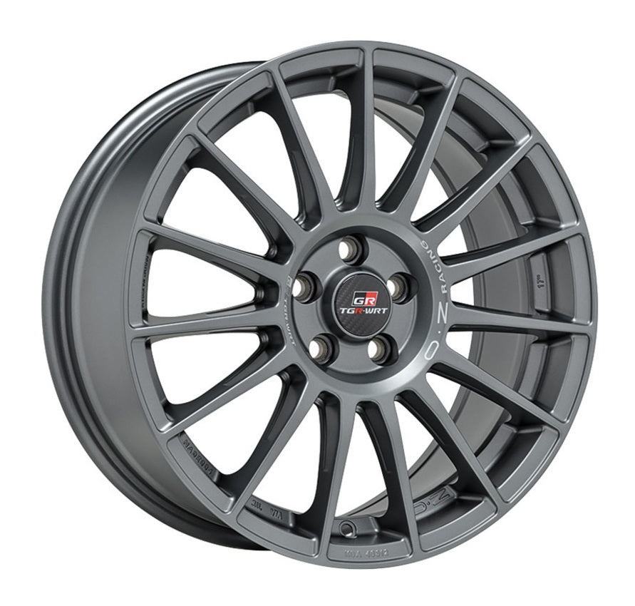 Alu kola OZ SUPERTURISMO TGR-WRT 7.5x17 5x114.3 ET45 Matt Graphite + Silver Lettering | Wheelsup.cz