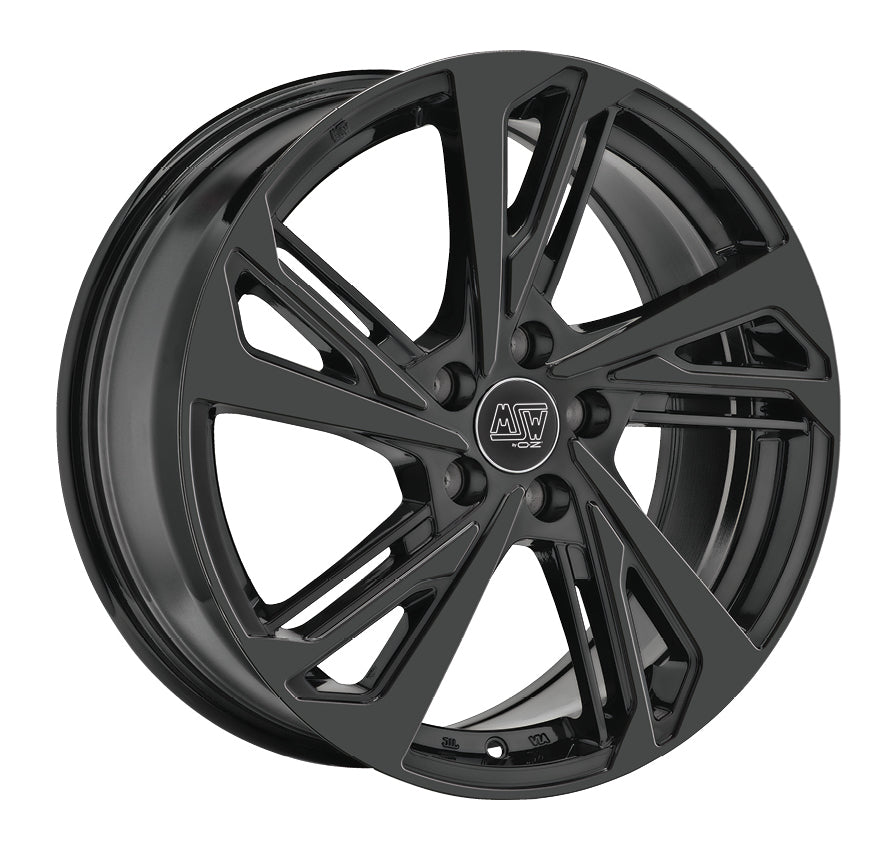Alu kola MSW 60 7.5x18 5x108 ET49 Gloss Black | Wheelsup.cz