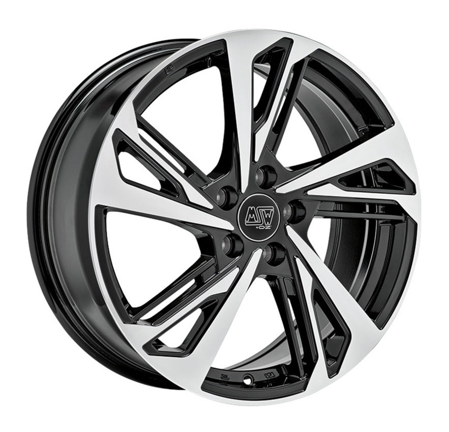 Alu kola MSW 60 7.5x17 5x108 ET50 Gloss Black Full Polished | Wheelsup.cz