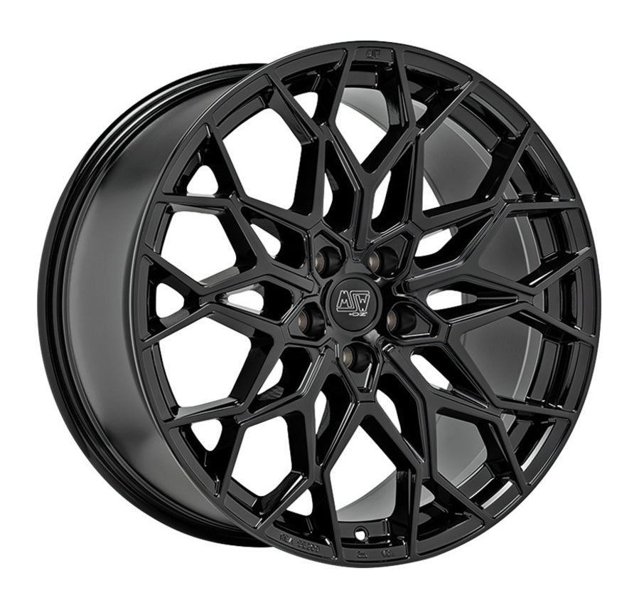 Alu kola MSW 51 10x22 5x130 ET28 Gloss Black | Wheelsup.cz