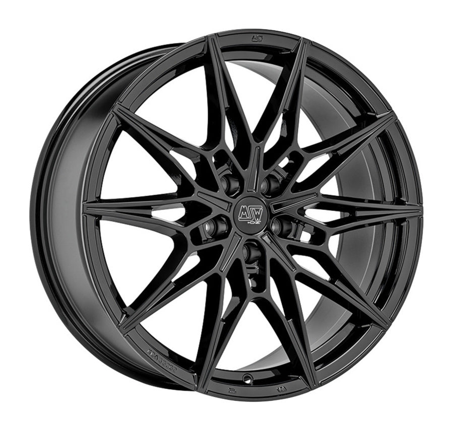 Alu kola MSW 75 8x20 5x112 ET27 Gloss Black | Wheelsup.cz