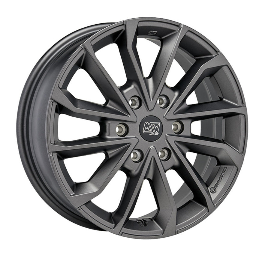 Alu kola MSW 42 VAN 6.5x17 6x130 ET54 Matt Dark Grey | Wheelsup.cz