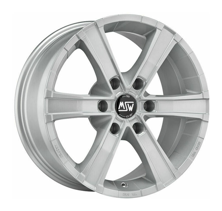 Alu kola MSW SAHARA 6 MSW 8x18 6x114.3 ET35 Full Silver | Wheelsup.cz