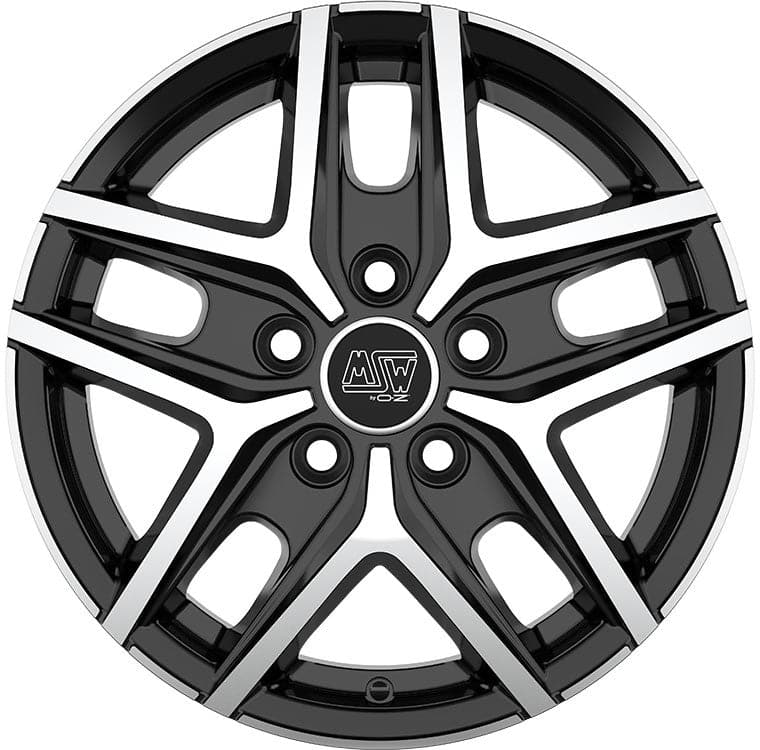 Alu kola MSW 40 9x19 5x112 ET29 73,1 Gloss Black Full Polished WheelsUp