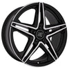 Alu disky MSW 31 8x18 5x112 ET45 73 Čierna