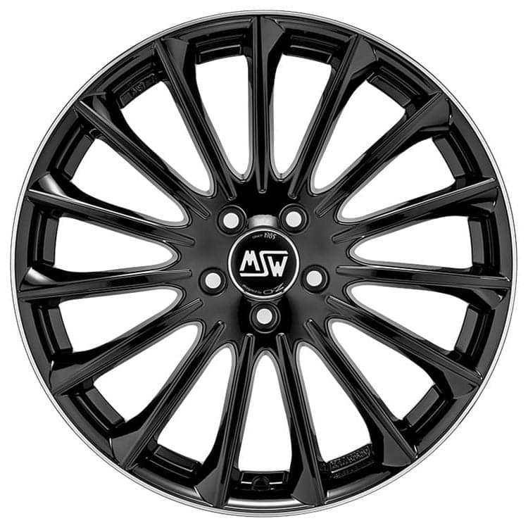 Alu kola MSW 30 9x19 5x112 ET49 66,6 černá WheelsUp