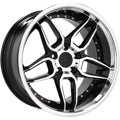 Alu kola pro BMW BY773 9x18 5x120 ET20 74.1 Silver & Polished Lip