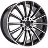 Alu disky pre Mercedes B1048 9.5x20 5x112 ET22 66.6 Sivá