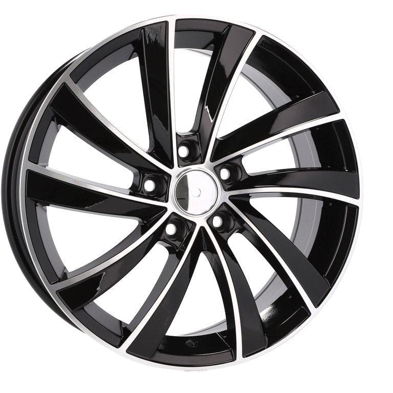 Alu kola Racing Line SK523 7x17 5x112 ET49 černá, Škoda WheelsUp